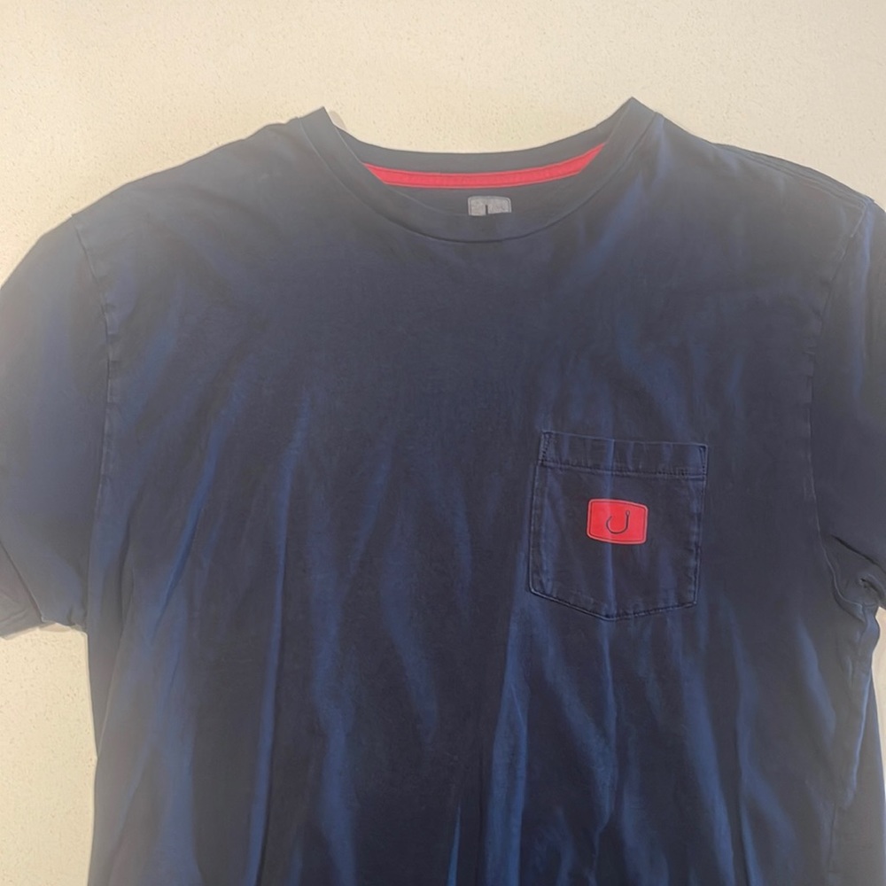 Avid Navy Blue T-Shirt - Size: Large